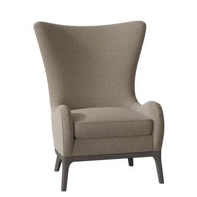 Casper 33" Wide Polyester Wingback Chair