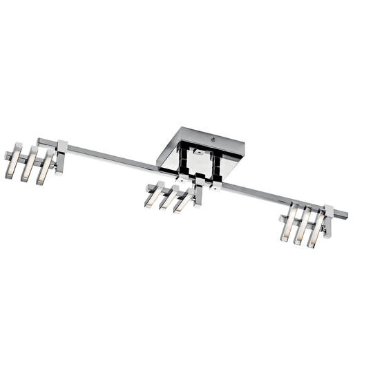 elan Velse Chrome 3-light Rail Light