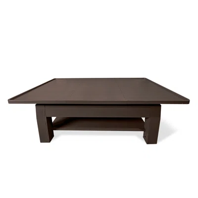 The Origins Coffee Gaming Table In American Walnut Finish, With Standard Top, 3-Leaf Expansion Top And The Ashwood Neoprene Mat, 62X38X20-Inch