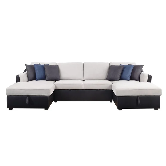 U-Shape Sleeper Sectional Sofa