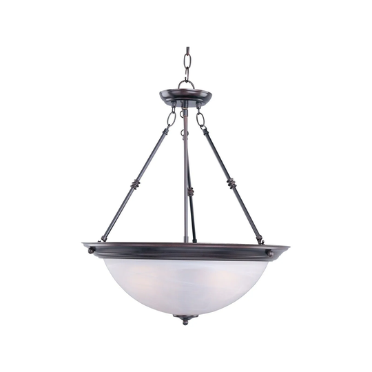Maxim Iron 3-light Bronze Essentials 584x Invert Bowl Pendant