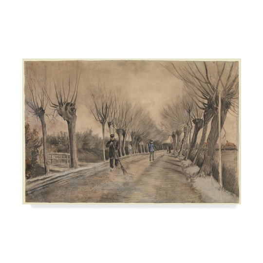 Vincent Van Gogh 'Road in Etten' Canvas Art - Multi-color