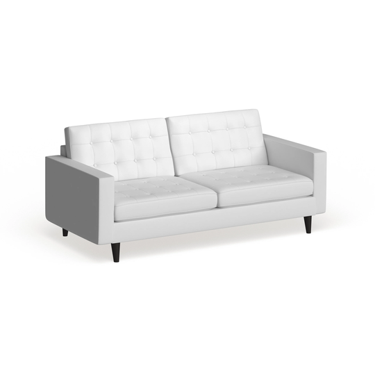 Carson Carrington Eggedal Tufted Bonded Leather Sofa