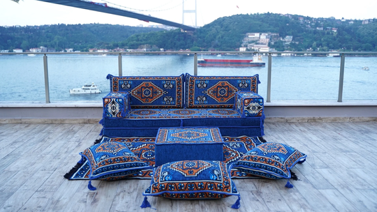 8" Thickness Moroccan Sofa, Bench Cushions, Sofa Bed, Bohemian Pillow, Housewarming Gift, Home Decor, Floor Cushion Couch
