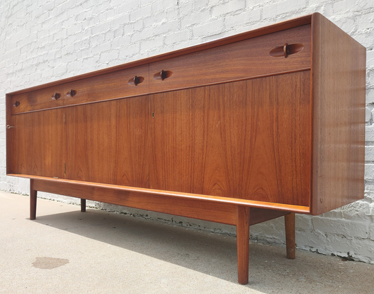 Mid Century Modern English Teak Sideboard