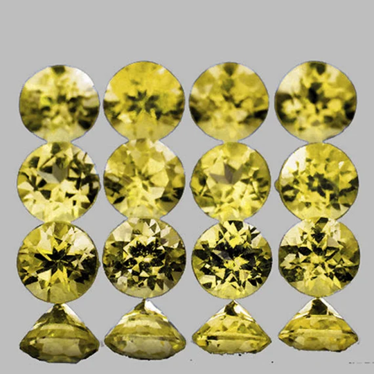 Natural Color Change Garnet, 2.7 Mm, 12 Pieces, Round Faceted Cut, Flawless-Vvs Clarity, Earthly Mined Loose Gemstone