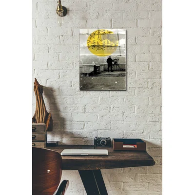 Street with a VIew by DB Waterman - Unframed Graphic Art