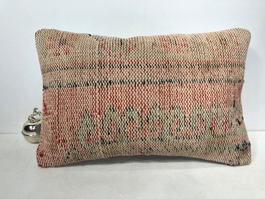 16x24 Kilim Pillow, Throw Pillow, Sofa Pillow, Handmade Antique Wool Pillow