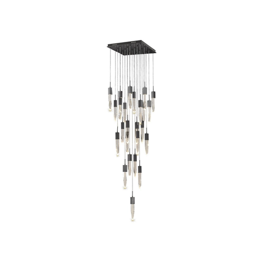 Avenue Lighting 25 Light Flush Mount Pendant Aspen Dark Bronze - Exact Size