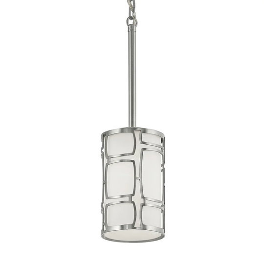 Kichler Sabine 1 Light Pendant in Brushed Nickel