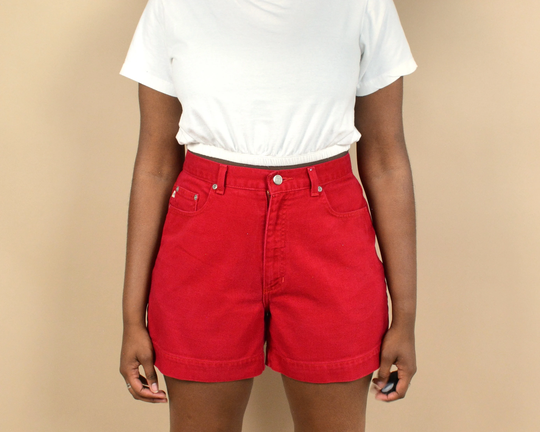 Red High Sierra Size 29 Vintage Shorts