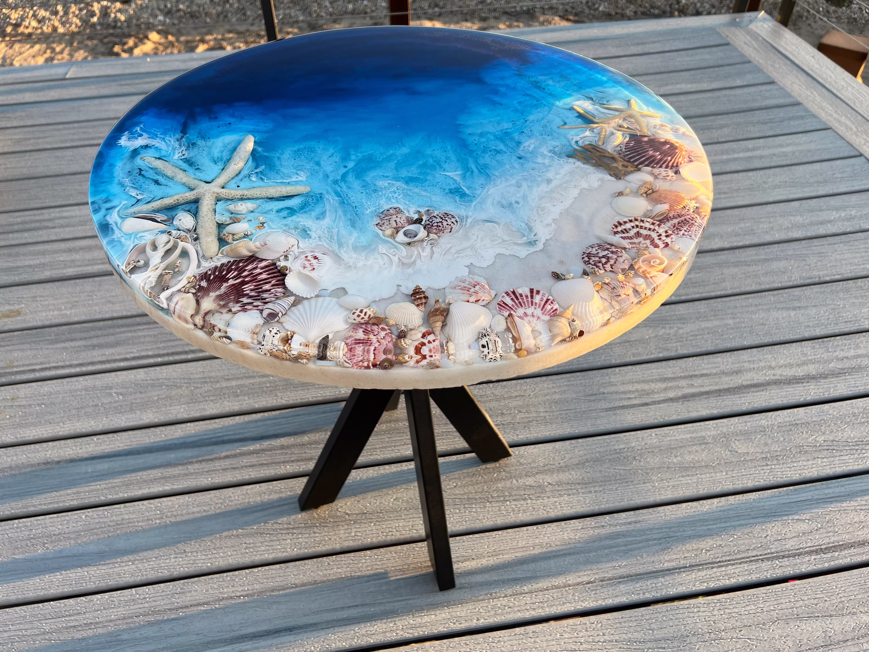 Tropical Ocean Accent Table