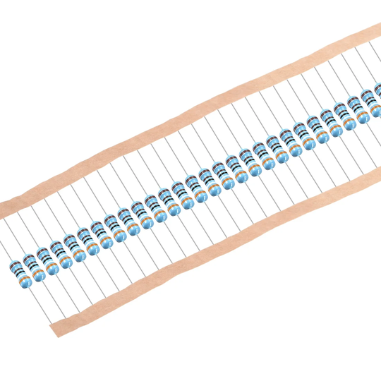 1/2 Watt 3.9K Ohm Metal Film Resistors 0.5W 50 Pcs - Muti-Color