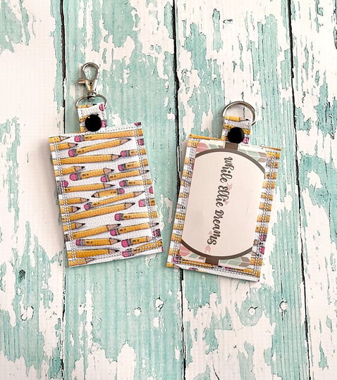 Id Badge Holder, Vertical Special Edition Pencils