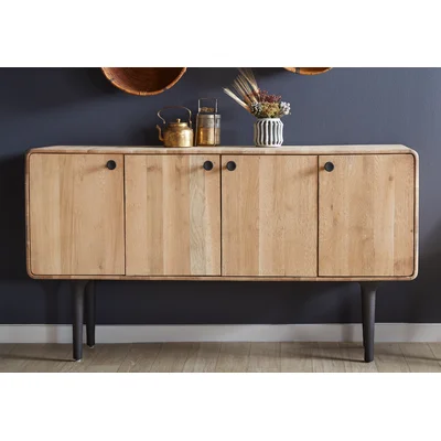 Massillon 66" Wide Oak Wood Sideboard