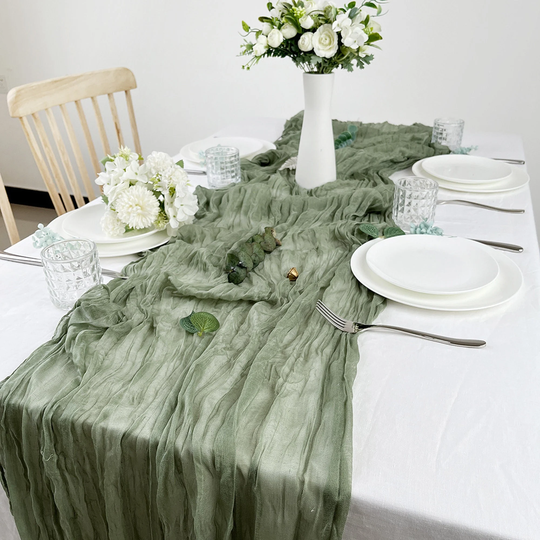 Table Runner Farmhouse, Multi Ruffle Runner, Christmas Dresser Scarf, Table Holiday Scarf Square