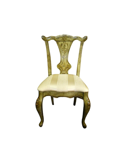 Vintage Hand Painted Venetian Style Boudoir/Desk Chair