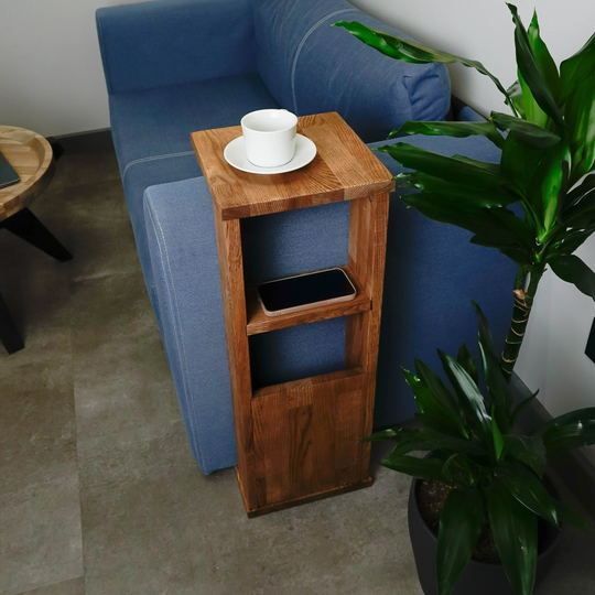 Wooden Couch Table Stand, Wood For Sofa, End Couch Wooden Unique, Custom Sofa Table, Small Coffee