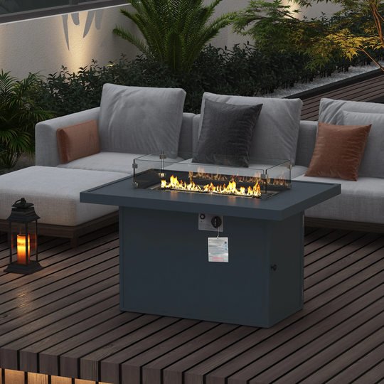 Rectangular Fire Pit Table