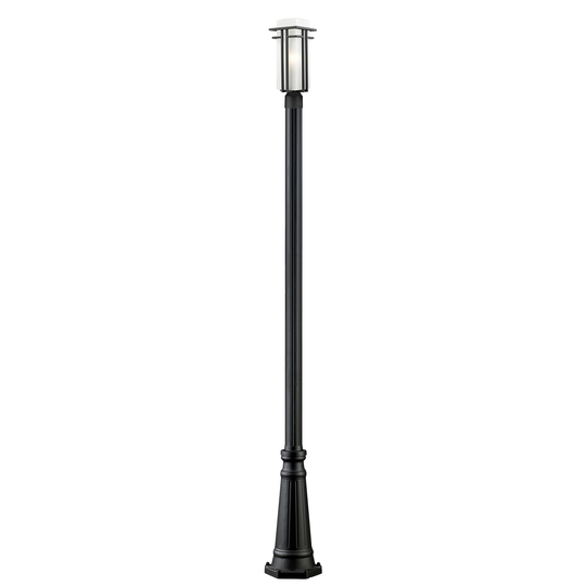 Avery Home Lighting Abbey 1-light Black Outdoor Post Light