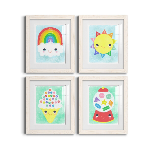Rainbow Colors-Premium Framed Print - Ready to Hang