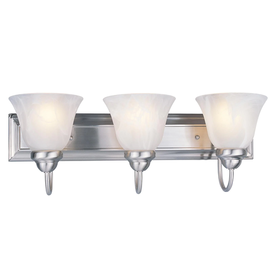 Avery Home Lighting 3-light 60-watt Brushed Nickel Vanity Light - Brushed Nickel