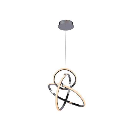 Avenue Lighting Circa Collection chrome aluminum LED fixture. - 21