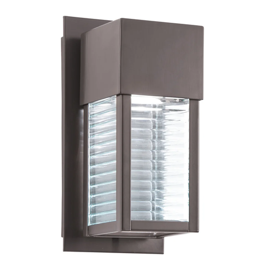 Kichler Lighting Sorel Collection 1-light Architectural Bronze LED Outdoor Wall Sconce