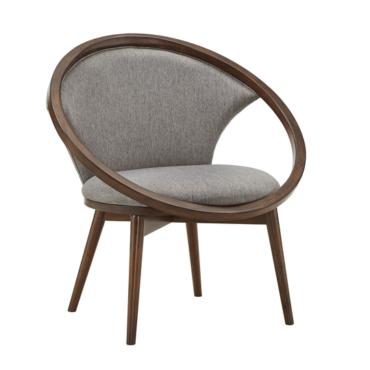 Emilien 32" Wide Fabric Upholstered Accent Barrel Chair by iNSPIRE Q Modern