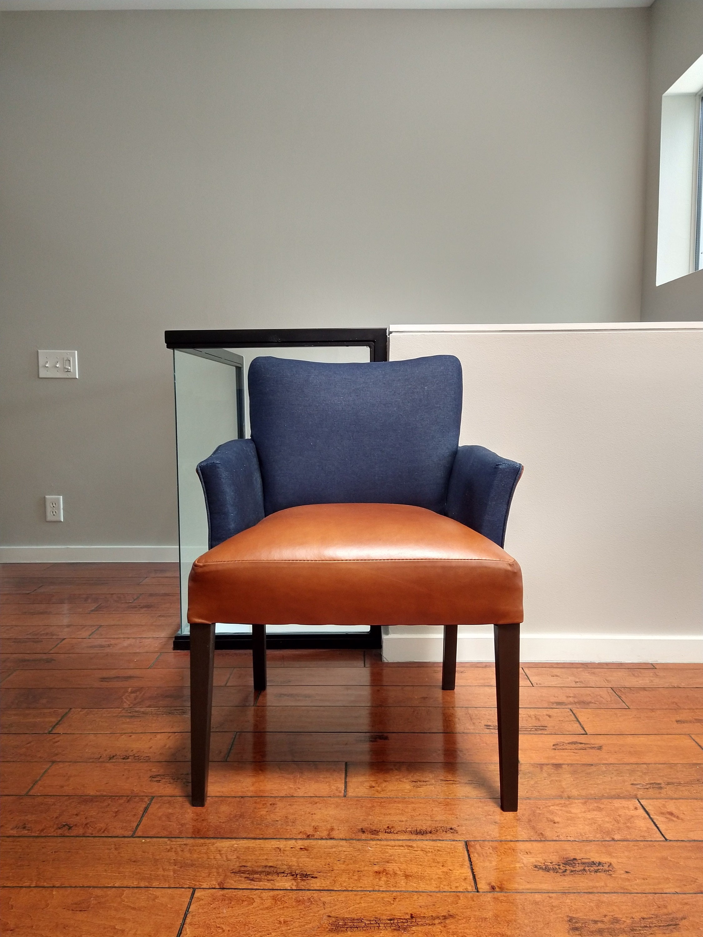 Denim & Leather Chair