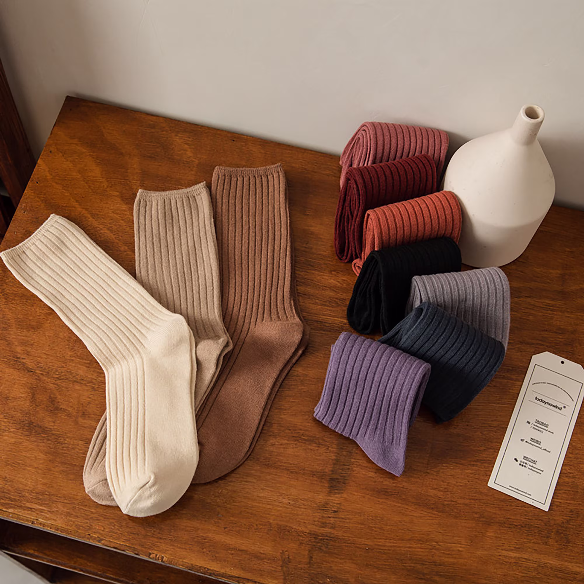 10 Colors Solid Color Sock|Skin Tone Socks|Unisex Cotton Socks|Adult Socks|Casual Sock|Dress Socks|Retro Socks|All-Season Socks|Novelty Sock
