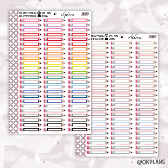 Pencil Label | Half Hour // Multicolor Functional