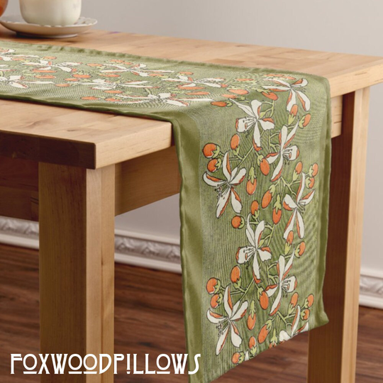 Fall Table Setting, Floral Elegant Runner, Traditional Dinning Room Décor, Placemat, Napkins, Setting