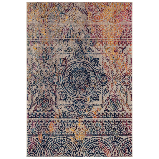 Manhattan Burke Tribal Multi-Colored Runner Rug