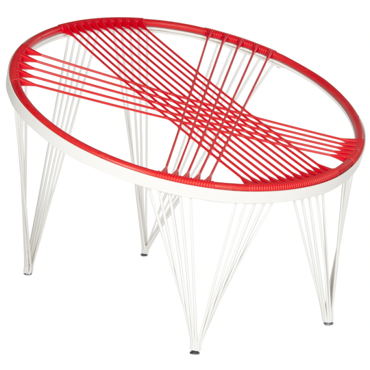 SAFAVIEH Launchpad Red Chair - 36"x36"x28"