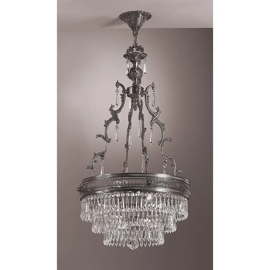 Classic Lighting Renaissance 4 Light Pendant with Crystal Accents