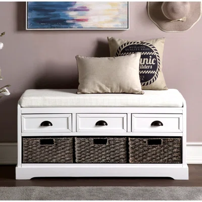 Taneeka Drawer Storage Bench