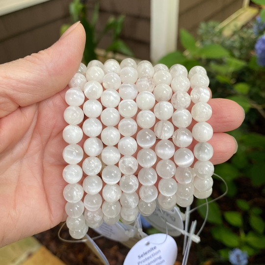 Selenite Grounding Bracelet A172