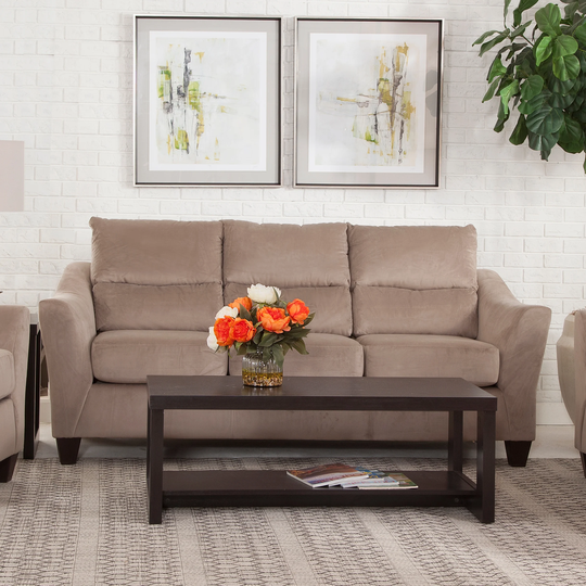 American Furniture Classics Model 8-010-A164V2 Modern Mocha Sofa