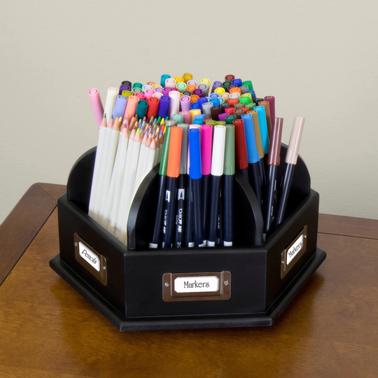 Studio Designs Wood Desk Carousel