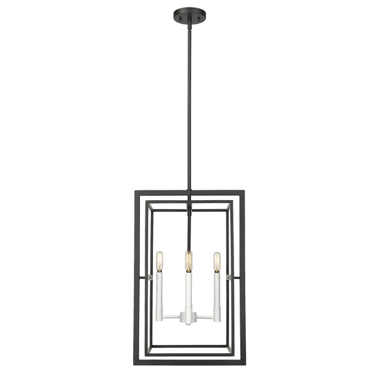 Milbank 4-light Black Pendant