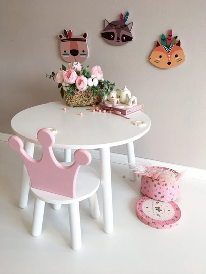 Child Table & Chairs Set, Kids Game Chairs, Children