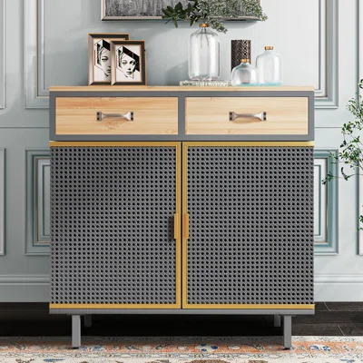 Sideboard With 1 Large Cabinet And Two Large Drawers