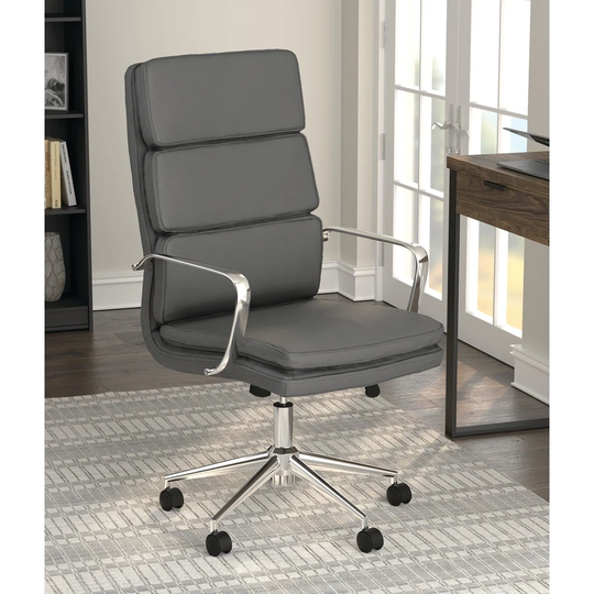 Porch & Den Alphorn Adjustable Height Upholstered Office Chair