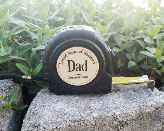 Fathers Day Gift, Personalized Tape Measure, Gift For Dad