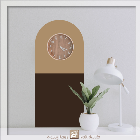 Arch Wall Decal, Two Color Arch Wall Sticker, Minimalist Geometric Decor, Boho Sticker