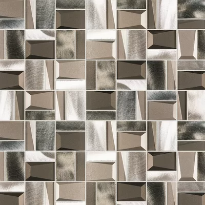 Phantom Versailles Metal Look Mosaic Wall Tile