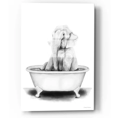 Elephant in Tub by Rachel Nieman - Unframed Drawing Print