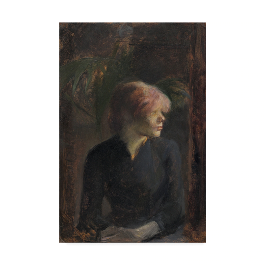 Henri De Toulouse Lautrec 'Carmen Gaudin' Canvas Art - Multi-color