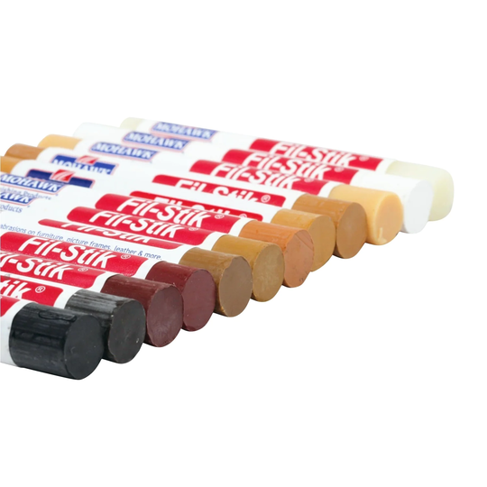 Mohawk Fill Stick (Fil-Stik) Putty Repair Pencil Sticks, 12 Pack